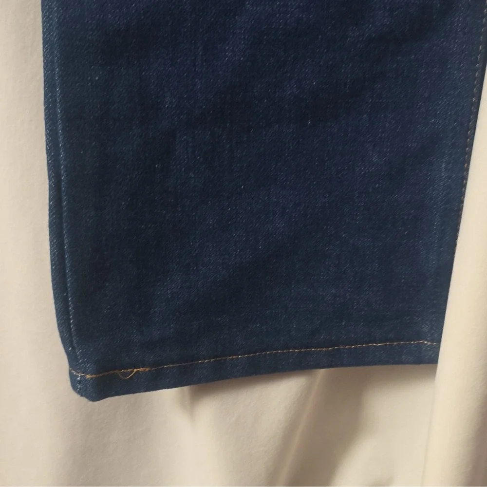 NWOT Y2K Wrangler Cowboy Cut Men's Dark Wash Blue Denim Straight Leg Jeans